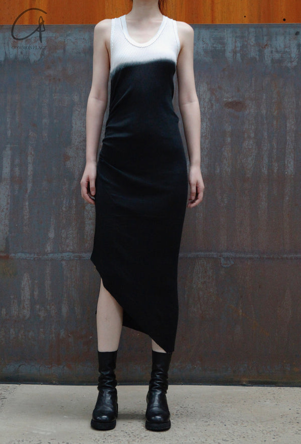 marc le bihan black and white dyed sundress 2862 E23 black/white